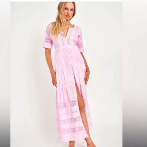 LoveShackFancy Pink Edie Dress